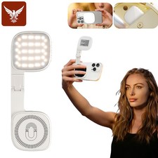 Magnetic Phone Selfie Light Portable Fill Lights with Mirror for iPhone Sumsung