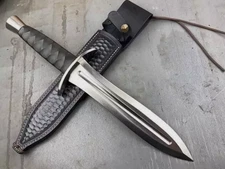 HANDMADE D2 Steel Tool Hunting Dagger & Bowie knife Micarta handle With Sheath