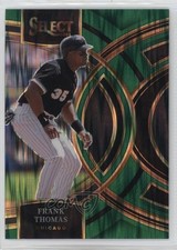 2024 Panini Select Premier Level Green Flash Prizm Frank Thomas #20 HOF 19zq