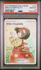 PSA 10 - Erika's Hospitality 174/181 SM Team Up - Pokemon on eBay