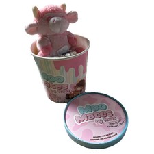 Moo Mates By Russ 4" STRAWBERRY SAM Scented Plush Cow Read 