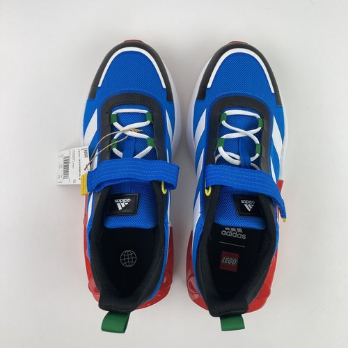 Adidas Tech Runner x LEGO Low White Shock Blue - HP5879 Kinder Größe 7 - Bild 5 von 8