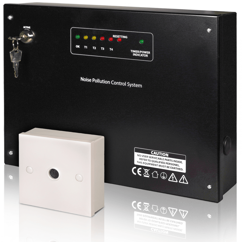 Sound Pollution Control System Commercial Noise Limiter inc Fire Alarm Interface
