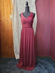 chiffon illusion cutouts bridesmaid dress Sheath-Column Floor Length Ombre Chiffon Bridesmaid Dress COCOMELODY COZF17011, Ocean Blue main image 1