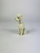 Porzellanfigur Pudel Sitzend Hutschenreuther Hund Hans Achtziger Königspudel