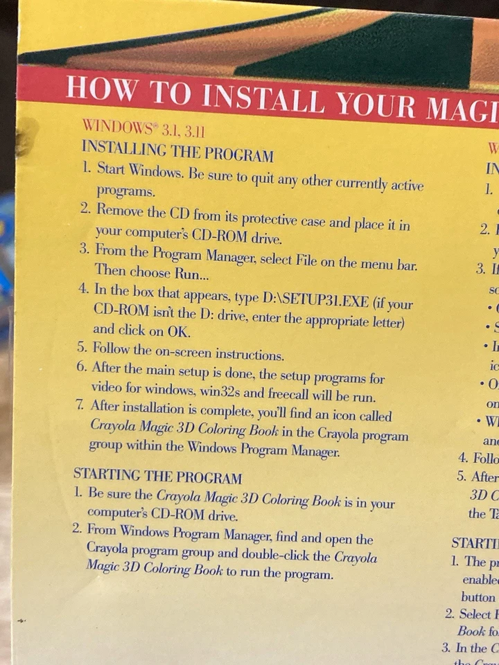 Crayola Magic 3D Coloring Book (Ages 2+) (PC-CD, 2003) Windows - Image 3 of 4