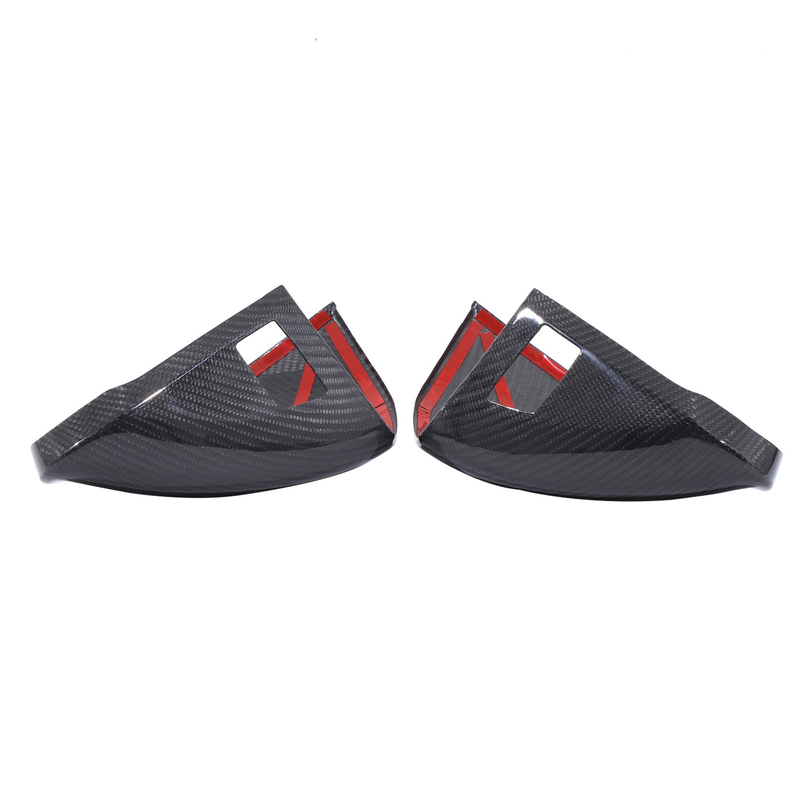 Dry Carbon Rearview Mirror Cover (Lane C Assist Spec For Lamborghini Urus 18-24