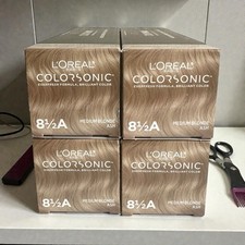 L'Oreal Paris Colorsonic Cartridge Conditioner Medium Blonde Ash 8 1/2A 4 Pack
