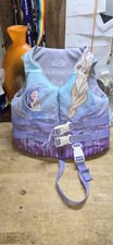 SwimWays Disney Princess Elsa Swim Trainer life jacket in blue and purple Used