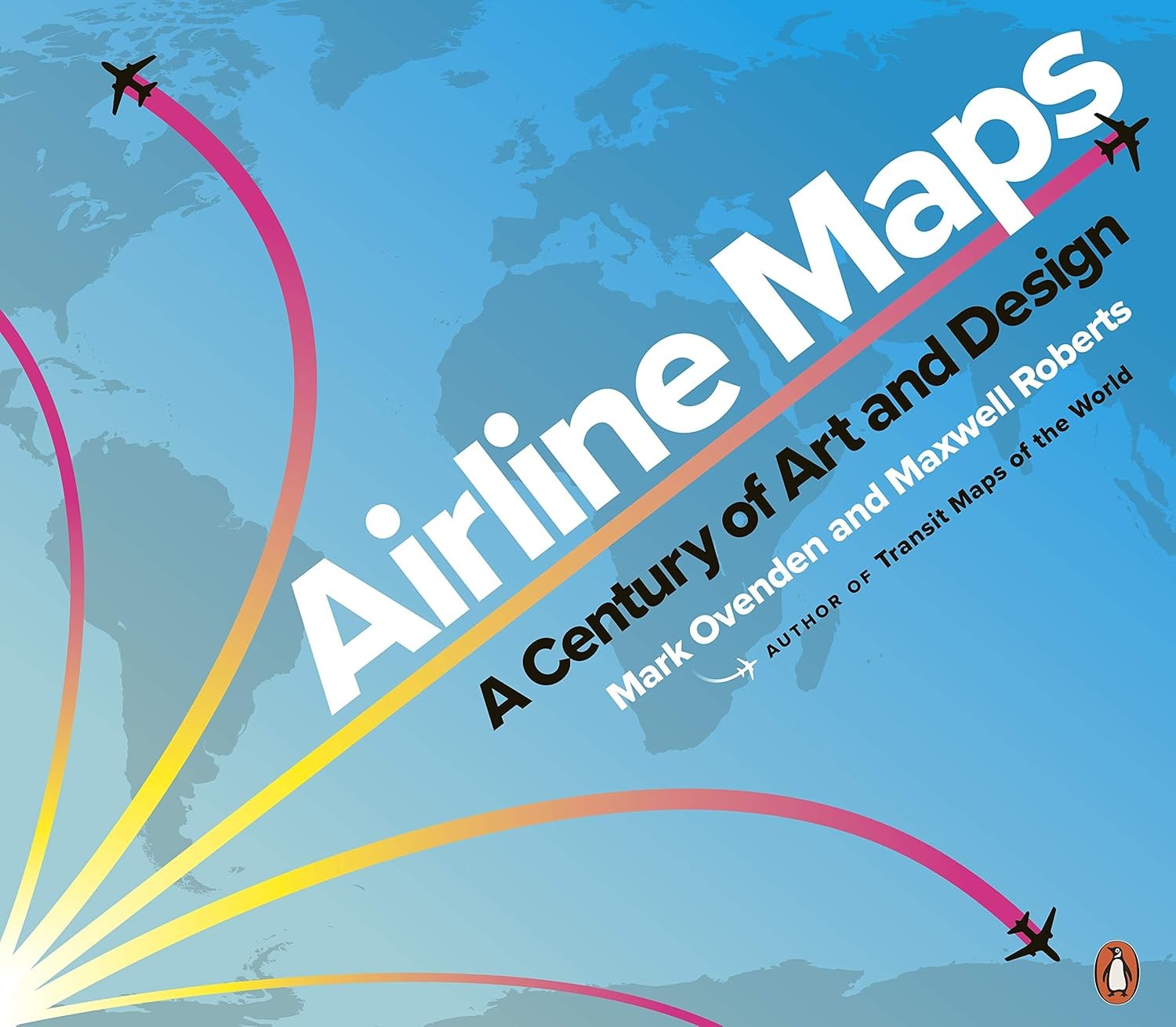 Airline Maps A Century of Art and Design by Mark Ovenden (Paperback Book) - Image 9