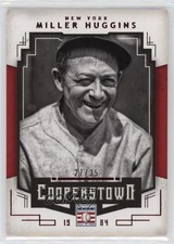 2015 Panini Cooperstown Red 27/35 Miller Huggins #66 HOF 0l2