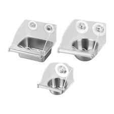 Bird Feeder for Cage Feeder Easy to Clean No Mess Cage Accessory with Perch