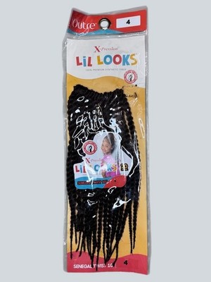Outre X-Pression Lil Looks Senegal Twist 10'' Crochet Hair Color 4 Kids New