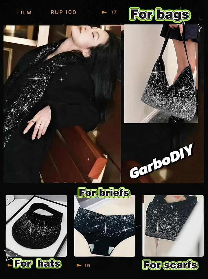 Hojas de hierro sobre diamantes de imitación para prensa de calor | Hotfix diamantes de imitación transferencia... Foto 3 de 4