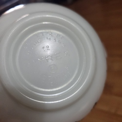 Vintage Pyrex schwarz weiß Stachelbeere 1,5 Pint Aschenputtel Rühren Schüssel - Bild 8 von 11
