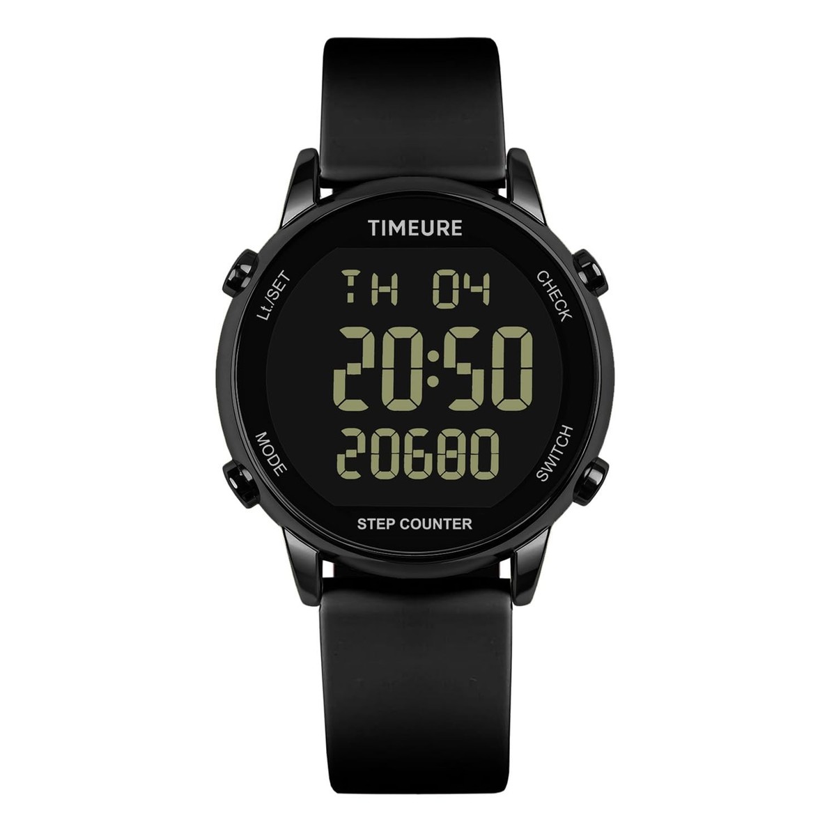 TIMEURE TU-2509 Pedometer Watch for Women, Step Counter No App