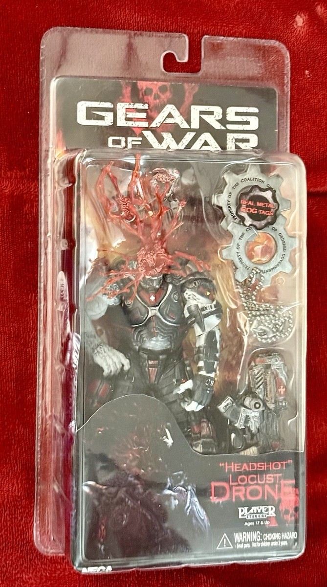 Gears of War - “Headshot” Locust Drone - NECA - 2008 NIB Figure