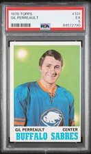 1970-71 Topps Gil Perreault Rookie #131 PSA 5 - Buffalo Sabres - HOF RC