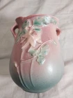 Vintage Roseville Pottery Columbine Vase 12-4 Art Deco USA