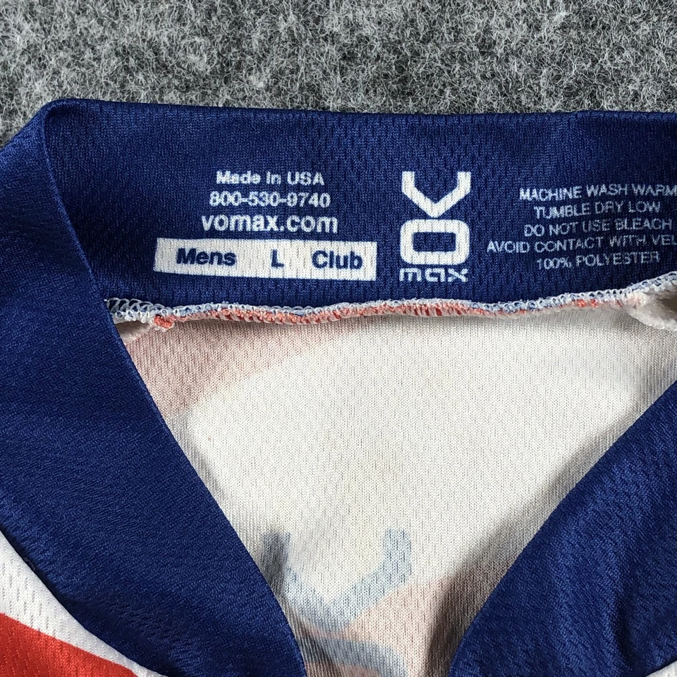 Cody's Challenge Cycling Jersey Mens Large USA Flag Stars Stripes Fairview Bike - Image 2 of 4