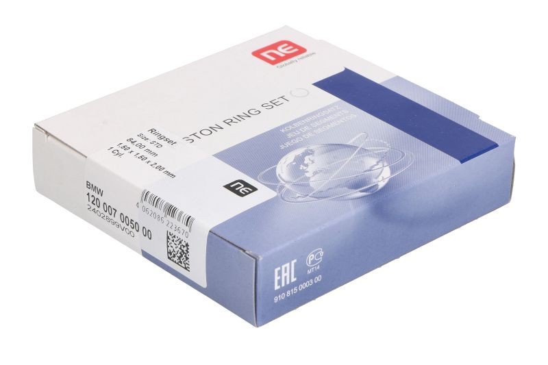 Fits NE 120007005000 Piston Ring Kit 120007005000 84 (STD) 1,5-1,5-2  ⭐UK Stock⭐