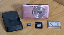 SONY DSC-WX7 Cyber Shot Digital Camera Pink 16.2MP 5X Japanese only Excellent