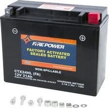 FP Maintenance Free 12V Battery YTX24HL-BS Arctic Cat 700 4x4 Diesel 07-15
