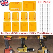 10pcs/set Battery Tool Mount Storage Stand Holders For Dewalt 12V 20V Tools Hot