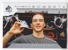 18/19 UD SP AUTHENTIC ANDREI SVECHNIKOV AUTHENTIC MOMENTS SP #110