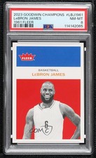 2023 Goodwin Champions Fleer Retro Basketball Tribute LeBron James PSA 8 0s7w