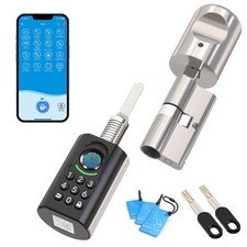 WELOCK Fingerprint Password Door Lock with Key, Electronic Door Lock...