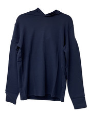 Peter Millar Crown Crafted Excursionist Flex Hoodie Small NWT Blue Pullover Wool