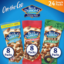 Snack Nut Variety Pack for Kids, Office, School, On-The-Go, 0.75 Oz Gluten Free