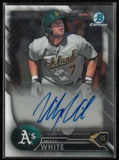 2016 Topps Bowman Chrome Autograph Mikey White Auto