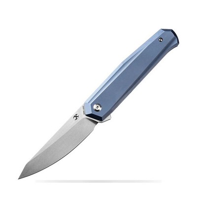 Kansept Knives Integra K1042A3 Framelock Folding Knife Blue G10 Handle 3.5'' tool
