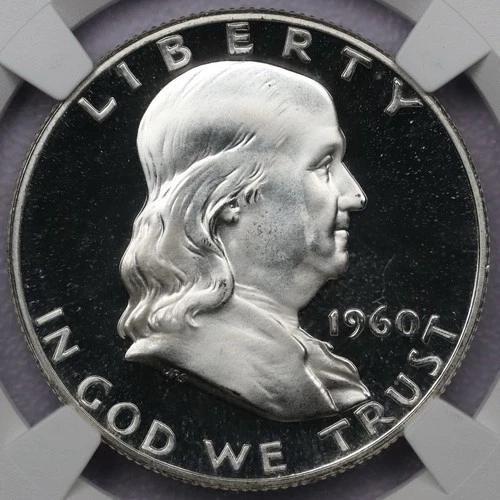1960-P Franklin Half Dollar Proof — photo from the most recent tracked eBay sale