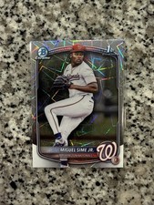 Miguel Sime JR 1st Bowman Chrome Laser