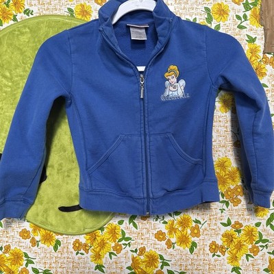 Vintage Cinderella Zip Up Sweater Size 6 Girls Disney Princess