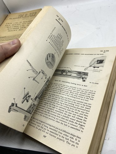 WW2 United States Browning Machine Gun Technical Manual 1943 - Foto 17 di 24