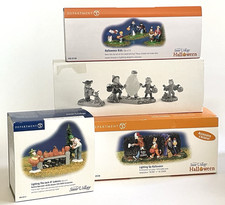 Lot Dept 56 Snow Village Halloween Trick or Treat Kid Costume Accessory Lighted
