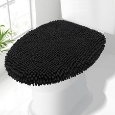 Funda tapa inodoro de microfibra chenilla de primera calidad, funda de asiento