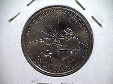 2000 Canada Uncirculated, PL Wisdom  25 Cent Coin