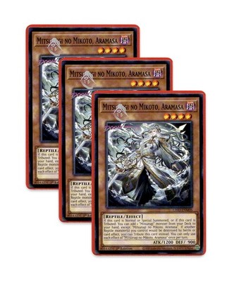 Yugioh! Mitsurugi no Mikoto, Aramasa L26D-ENM06 (Common) 1st Ed 3x
