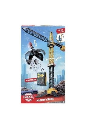 Dickie Toys 43'' Giant Tower Crane Playset , Yellow