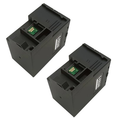 2pcs C9344 Maintenance Box For Epson Printer WorkForce Series Replacement