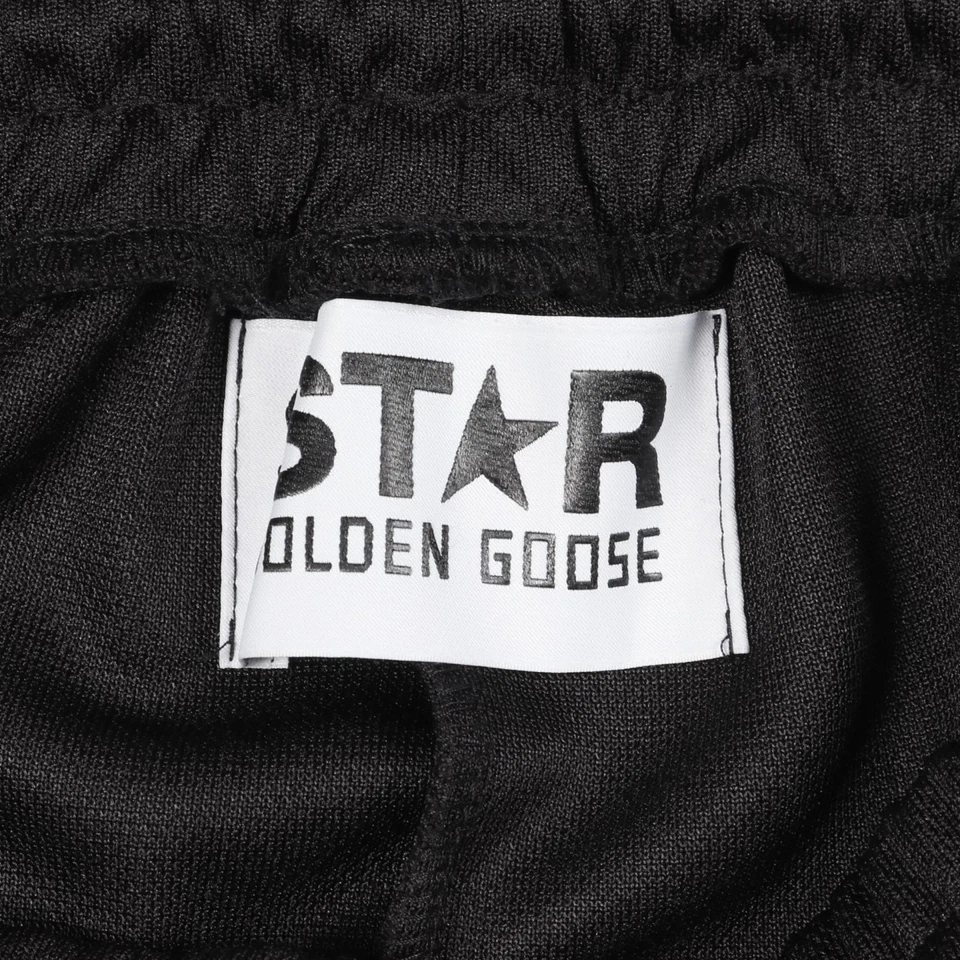 Pantalones deportivos GOLDEN GOOSE Star Tape poliéster negro blanco talla S usados para hombre Foto 3 de 4