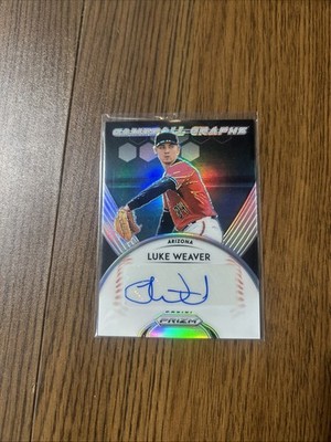 2019 Panini Prizm - Game Ball Graphs Luke Weaver #GB-LW (AU)