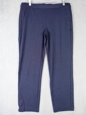 Liverpool Womens 8 32x27 Blue Polka Dot Straight Leg Pants