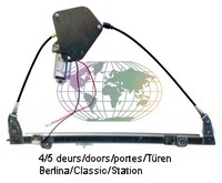 Fensterheber Mit Elektromotor Vorne Rechts FüR Renault Megane I BA0/1_
