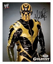 WWE GOLDUST SIGNED 8X10 ORIGINAL PROMO PHOTO WITH PSA COA FROM 2011 VERY RARE